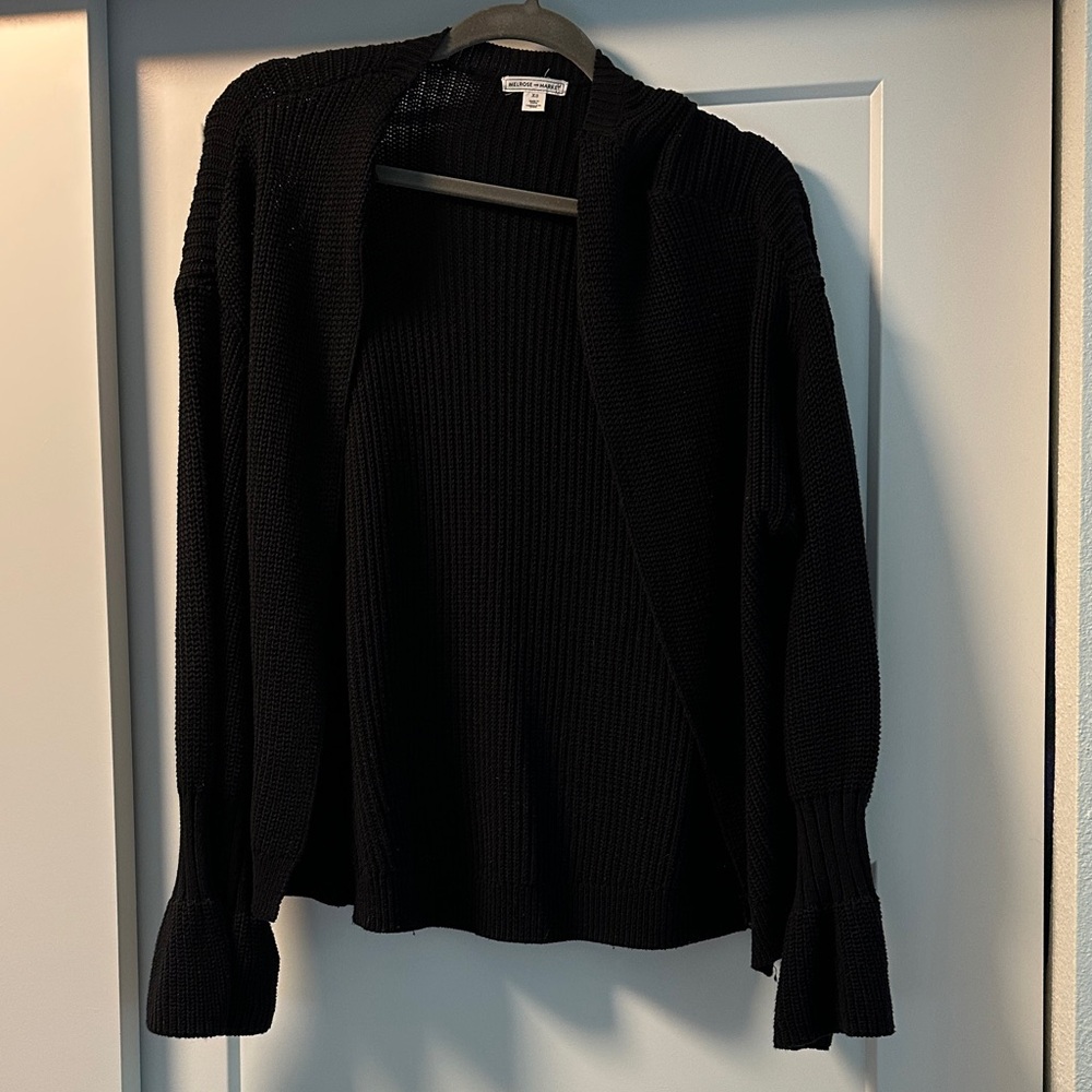 Melrose and Market Black Knit Cardigan